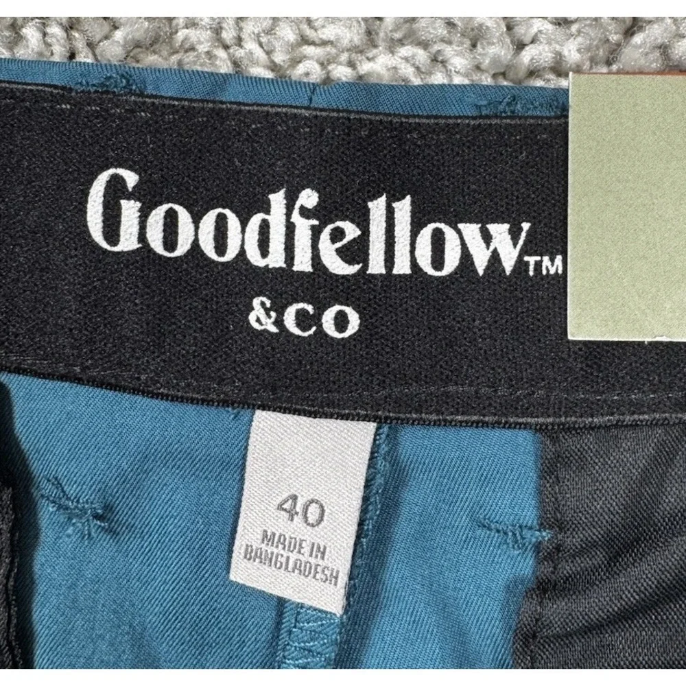 NEW Goodfellow Tech Shorts Moisture Wicking Quick Dry‎ Blue Mens 40 Inseam 7